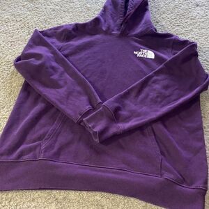 The North Face Womens L Box NSE Pullover Hoodie Sweatshirt Blackberry Wine